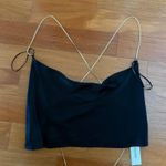 Glassons BNWT  Black Satin Backless Tank Photo 0