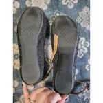 Black Lace Ballet Flats Ankle Strap Pointed Toe Shoes Women's Size 7.5 Photo 2