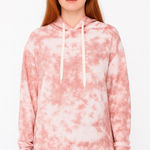 Bobbie Brooks Tie Dye Hoodie Size 1X Pink Photo 0