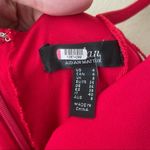 Aidan Mattox Red Mermaid Lace cocktail dress Photo 3