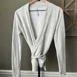 Athleta Poise Dance Wrap Light Grey Size Small Photo 1