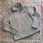 Patagonia Los Gatos Grey Fleece 1/4 Zip Pullover Sweater Women’s Size XL Photo 0