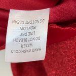 Rachel Zoe Burgundy Red Sparkle Long Sleeve Ball Gown Dress Evening Cocktail Party - L Photo 9