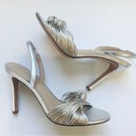 Veronica Beard  leather metallic knot sandals Photo 6