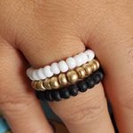 Seed Bead Flexible Rings Photo 1