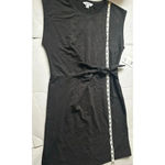 Nine West NWT Women’s Dress, Black Tie knot Waist Size Medium M Short Length Photo 5
