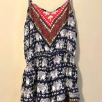 Angie Elephant Print Romper Size Medium Photo 1
