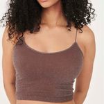 Free People Skinny Strap Brami / Mink Sparkle XS/S Photo 2