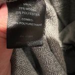 Noir grey Diamond print open front blazer with faux leather locket trim large Gray Photo 9