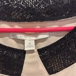 LC Lauren Conrad   Beige And Black Mod Lace‎ Inset Collar Women's Size 12/14 Photo 3