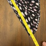 Jennifer Lopez Flutter Sleeve Cross Purple Black Front Dress Size 8 Photo 7