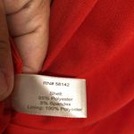 Boston Proper  fit flare ruched burnt‎ orange dress women’s size 16 wedding guest Photo 6