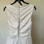 House Of CB  Laria Ecru Vegan Leather Maxi dress Cream Cocktail NWOT Size L $269‎ Photo 6