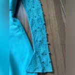 Oh Polly NWT  Florence long sleeve cowl neck A-line mini dress 4 aqua Photo 4