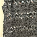 Parker  Size S Black Silk Dress Beaded Prom Party Dress Photo 3