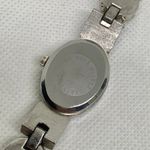 Women quartz analog watch silver tone 18mm links bracelet size 7.5” running Photo 5