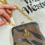 Vivienne Westwood NWOT Authentic  black in tiger chain purse/wallet Photo 2