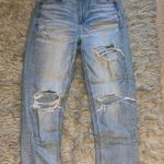 American Eagle Boyfriend Jeans Stretch Light Wash Ripped Photo 0