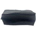 TUMI for Delta Make Up Bag Black Canvas Mini Case Zip Toiletries/Cosmetic Bag Photo 4