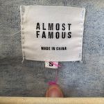 Almost Famous - Women’s Denim Pre washed Jacket Size S Photo 2