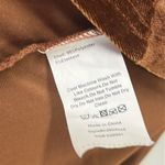 Luukse Brown Boho Velour Embroidered Tie Neck Tassel Mini Midi Dress Medium Photo 8