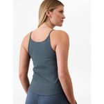 Athleta  M Signature Rib Thin Strap Tank Eden Green Medium Photo 5