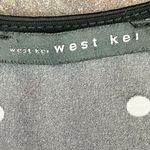 West Kei Polka Dot Sleeveless Blouse with Cutout Keyhole Small Photo 9