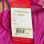 Shirley of Hollywood X25416 Chiffon & Lace Sleeveless Robe With G String… Pink Size 3X Photo 6