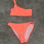 Zaful Neon Orange  Two-Piece Bathing Suit Photo 0