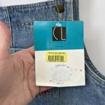 Vintage Carole Little Denim Jumper Dress Large Blue Jean Embroidered Cotton NEW Photo 6