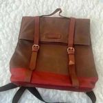 Hidesign Color blocked Motor Backpack Tan Photo 1