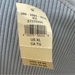 Aerie New XL Light Blue Ribbed Asymmetrical Crop Top Photo 5