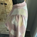 Buffalo David Bitton Womens Knit Sweater XS Light Pink Argyle Ribbed Preppy Photo 2