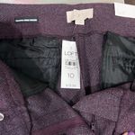 LOFT Original Fit Dress Trouser Woman’s Size 10 Maroon Business Professional NWT Red Photo 4