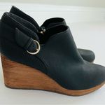 Dr. Scholl’s Elegant Black Suede Wedge Booties with Cushioned Sole Size 10 Photo 1