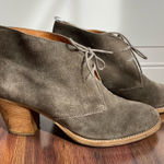 Madewell **Final Price** 1937 Footwear Sandstorm Suede Chunky Ankle Booties Photo 0