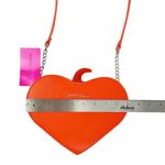 Betsey Johnson  Halloween XOGINGER Kitsch Pumpkin Orange Crossbody Bag Purse Photo 3