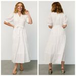 Baltic Born Camille White Cotton Maxi Dress Photo 1