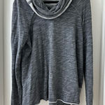 Free People FP Beach Gray Two Body Cowl Neck Tunic Top Sweater Photo 0