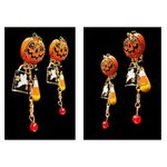Halloween Earrings New Jack O Lantern Candy Corn Ghost Beads Pumpkin Pie… Photo 6