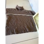 Lauren Ralph Lauren Wool Rabbit Hair Brown Short Sleeved Turtleneck Sweater L/XL Size L Photo 4