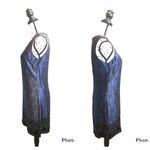 Anthropologie  Silk Dress Beaded Blue Size 2 Formal NWT future paradise Photo 4