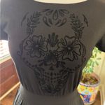 Motel Rocks Metal Rocks NWT Pleated Skull Maxi Dress with Side Zipper Photo 1