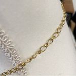 Kate Spade  Pink Enamel Flower Necklace Gold Tone Jewelry Photo 4