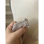 Intimately Free People Grey Silver Metallic Babydoll Ribbed Long Sleeve Gray Size L Photo 4