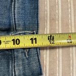 7 For All Mankind High Rise Distressed Denim Stretchy Jean Shorts Photo 5