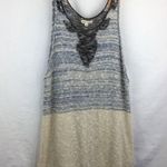 Anthropologie  Hem & Thread Knit Sleeveless Fringe Casual Mini Dress M Photo 6