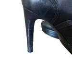 Elie Tahari  Winston Black Leather Platform Lace Up Booties size 36 size 6 Photo 6