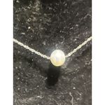 925 Sterling Silver Natural Pearl Cab Gemstone Beads Bracelet Size 7" Photo 2