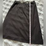 CELINE Paris vintage brown Wool Skirt Brown Size 38 Photo 7